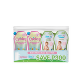 Buy 2 Cycles Liquid Detergent 800ml Refill and 2 Cradle BBNC 700ml Refill, Save P300